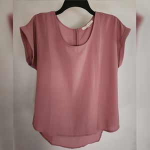Olive & Oak Pink Blouse size M